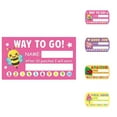 thumbnail image 1 of 50Pcs Reward Cards Versatile Motivational Supportive Incentive Decorative Encourage Kids Gift Cartoon Animals Cute Bee Ladybug Designs Punch Cards for School, 1 of 8