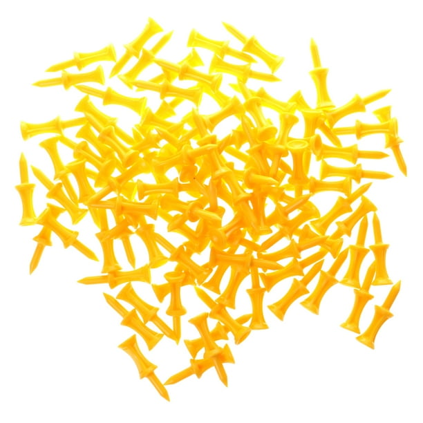 Tees de Golf Sunnimix de Plástico 25 mm 100 Piezas Amarillo