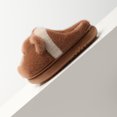 thumbnail image 5 of Drecage Toddler Kids Cute Bear Slippers Boys Girls Winter Warm Fuzzy Bedroom House Shoes, 5 of 5