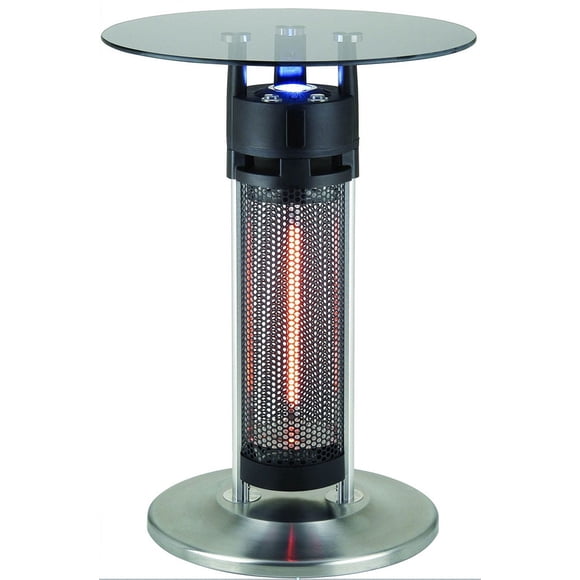 ENERG+HEA-14765LED Bistro style Infrared Heated Table, with Tempered Glass Top