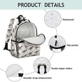 thumbnail image 4 of Dinosaur Names Circular Chart Pattern Cute School Backpack Bag for School with Padded Back and Adjustable Shoulder Straps 15.25"x11.5"x5.25", 4 of 5