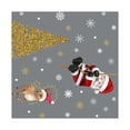 thumbnail image 5 of tredstone 2 Pieces Christmas Window Stickers Santa Claus Visible Double-sided Xmas Tree Cute Style Sticker Wall Glass Decals Bedroom, 5 of 5