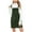 #181 Green Dress, variant on Rvkxad Summer Dresses for Women 2025 Vacation Corduroy Overall Dress Sleeveless Mini Skirt Beach Casual Adjustable Strap Pinafore Above Knee A Line Overall Dress Army Green L