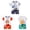 6Pcs Cute Baby Boy Clothes-Sky Blue+Hot Pink+Yellow, variant on Gerichy Toddler Boys Toddler Baby Boys Summer Outfits 6 9 12 18 24 Months 2T 3T Patchwork Crew Neck Short Sleeve T Shirts Elastic Waist Shorts 6Pcs Clothes Set