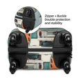 thumbnail image 2 of Fotbe Vintage Surf Van Beach Funda Protectora para Equipaje, Antirrayones y Resistente a la Suciedad, Compatible con Maletas de 18 a 32 Pulgadas-Small, 2 of 7