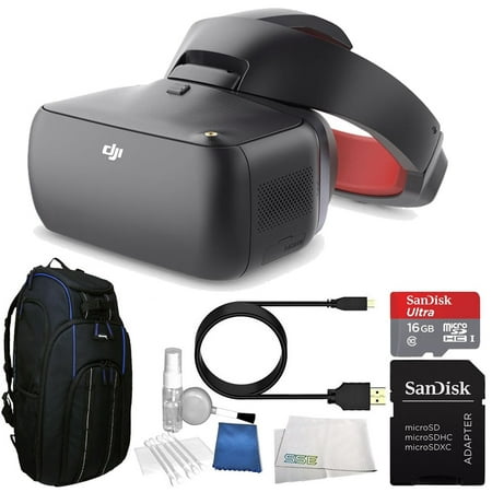 DJI Goggles FPV Headset (Racing Edition) Bundle with Professional Video Equipment