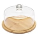 thumbnail image 1 of Bandeja para servir con tapa de cúpula de vidrio, multiusos, transparente, para aperitivos 210 mm, 1 of 7