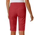 thumbnail image 4 of Yievot Womens Bermuda Shorts High Waisted Pull On Knee Length Office Business Casual Shorts, 4 of 9