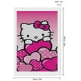 thumbnail image 2 of Diamond Art Kits for Adults Hello Kitty Diamond Art Gem Art Painting Full Drill Round Art Gem Painting Kit for Home Wall Decor Gifts 12"x16", 2 of 7