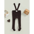 thumbnail image 4 of Baby Infant Kids Suspender Pantyhose Baby Girls Boys Cute Solid Color High Waist Leggings, 4 of 8