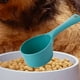 thumbnail image 5 of Cuchara para comida de mascotas, portátil, con control de porciones, ligera y cómoda, con mango para comida de perro. Verde, 5 of 7