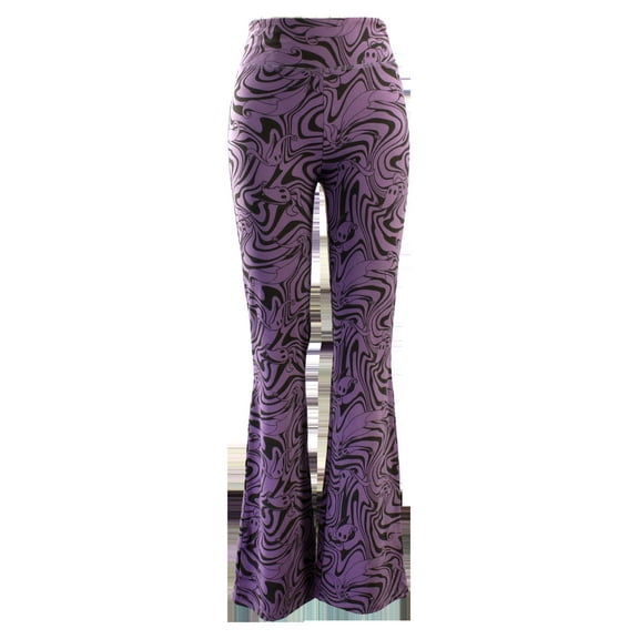 Zero Swirls Flared High Waist Pant