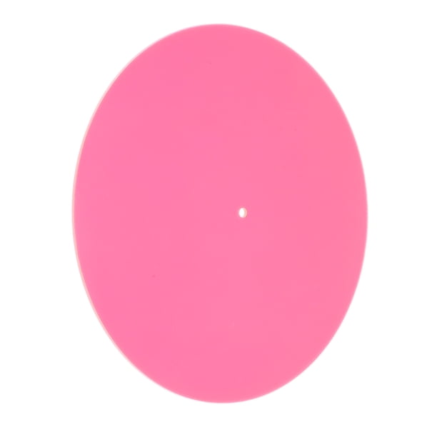 Plato De Reproductor De Discos Acrílico Slipmat Mat De Plataforma Giratoria De Bajo Ruido Para Una De Sonido Mejorada De 12 Pulgadas