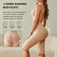 thumbnail image 4 of Athlemo Low Back Shapewear for Women Tummy Control Bodysuit Shorts Full Body Shaper Jumpsuits, 4 of 7