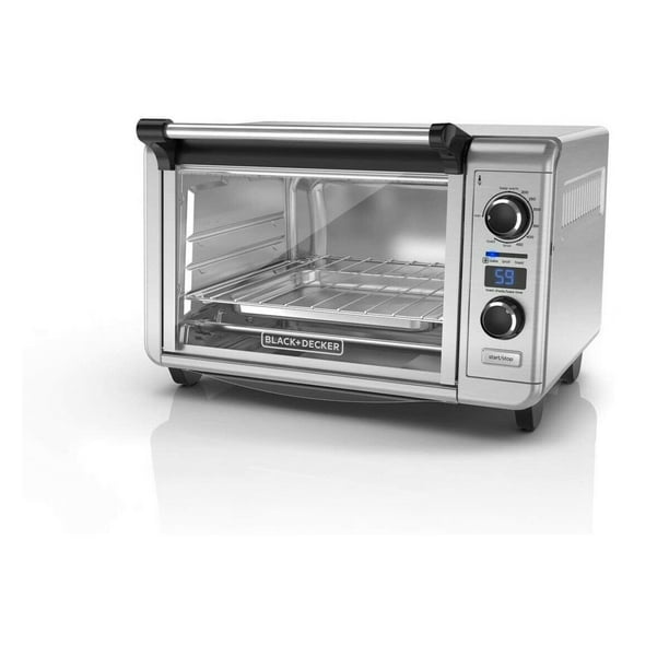 BLACK+DECKER Stainless Steel 6Slice Digital Convection Countertop Oven