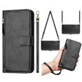 thumbnail image 2 of Case For Oneplus Nord 2t Zipper Handbag Wallet Leather Cover With Crossbody Detachable Lanyard Strap Compatible With Oneplus Nord 2t, 2 of 5