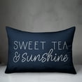 thumbnail image 2 of Creative Products Sweet Tea & Sunshine Navy 14x20 Indoor / Outdoor Pillow, 2 of 2