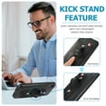 thumbnail image 7 of for iPhone XR Case, Lightweight Premium PU Leather iPhone XR Wallet Case with Card Holders Protective Case for iPhone XR Adjustable Stand,Black, 7 of 7