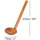 thumbnail image 2 of Cuchara de Sopa de Madera Artesanal Ramen Japonesa de 8.5 Pulgadas Conjunto de Utensilios de Madera para Cocina, Cuchara de Olla Caliente de Madera 20 Piezas, 2 of 5
