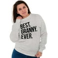 thumbnail image 3 of Best Granny Ever Grandma Grams Mother Women Plus Size Crewneck Sweatshirt Brisco Brands 5X, 3 of 5