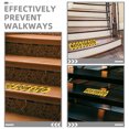 thumbnail image 3 of Watch Your Step Safety Stickers with Anti Slip Tape for Stairs and Walkways PVC Yellow 2pcs, 3 of 9