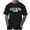 Black, variant on European Minimalist Letter Printed Men Casual Loose Comfortable Trend Foreign Trade Sports Business Round Neck Short Sleeved T Shirt Men's T Shirts