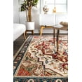 thumbnail image 2 of nuLOOM Vintage Lakendra Medallion Fringe Area Rug or Runner, 2 of 7