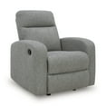 thumbnail image 5 of Signature Design by Ashley Moreau Place Rocker Recliner Chair, Pull Tab Reclining, Gray, 5 of 8