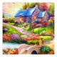 thumbnail image 1 of 5D bricolaje completo taladro cuadrado diamante pintura paisaje cruz puntada mosaico kits, 1 of 9