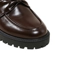 thumbnail image 6 of Viluyesy Womens Loafers Chunky Platform Bow Slip On Round Toe Comfortable Non Slip Casual Walking Work Shoes Brown Size 6.5, 6 of 7
