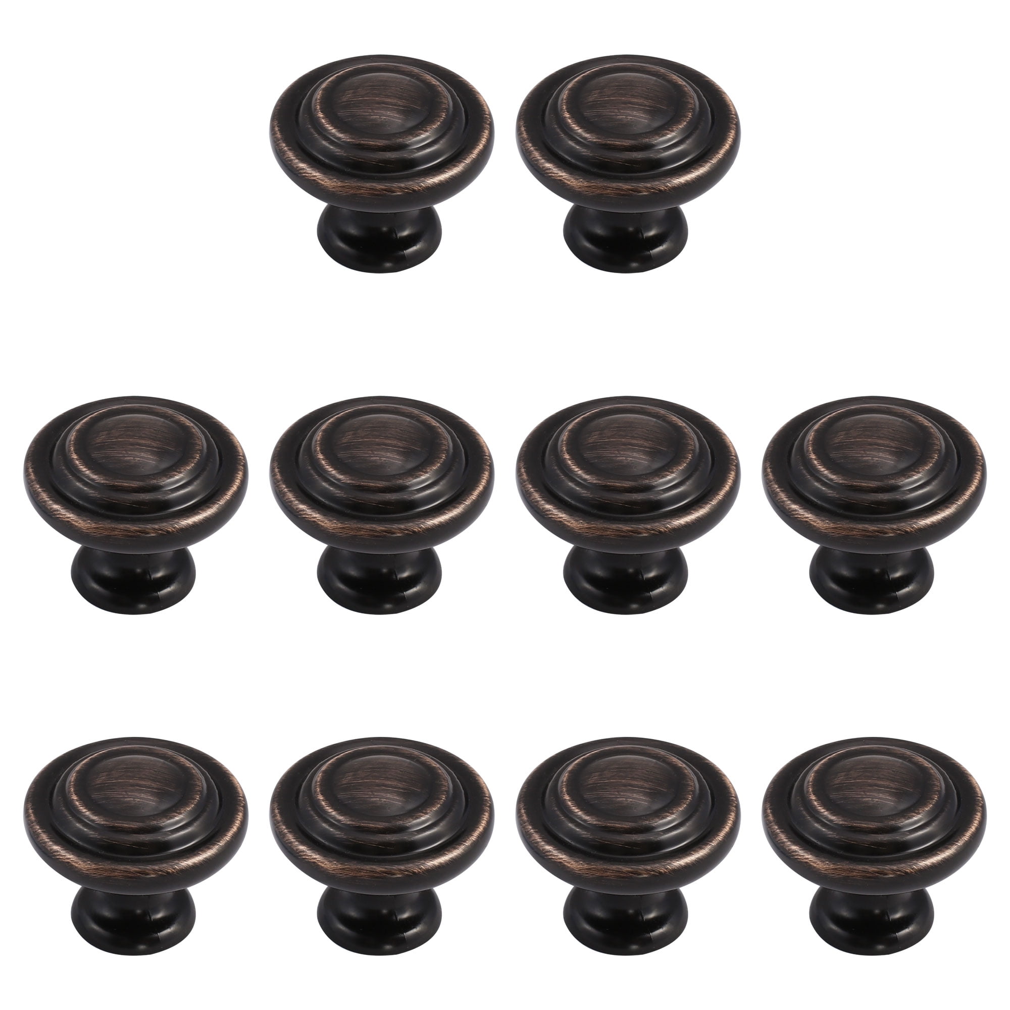 Zinc Alloy Knobs 32mm Round Wardrobe Dresser Knobs Pull Handle for Home
