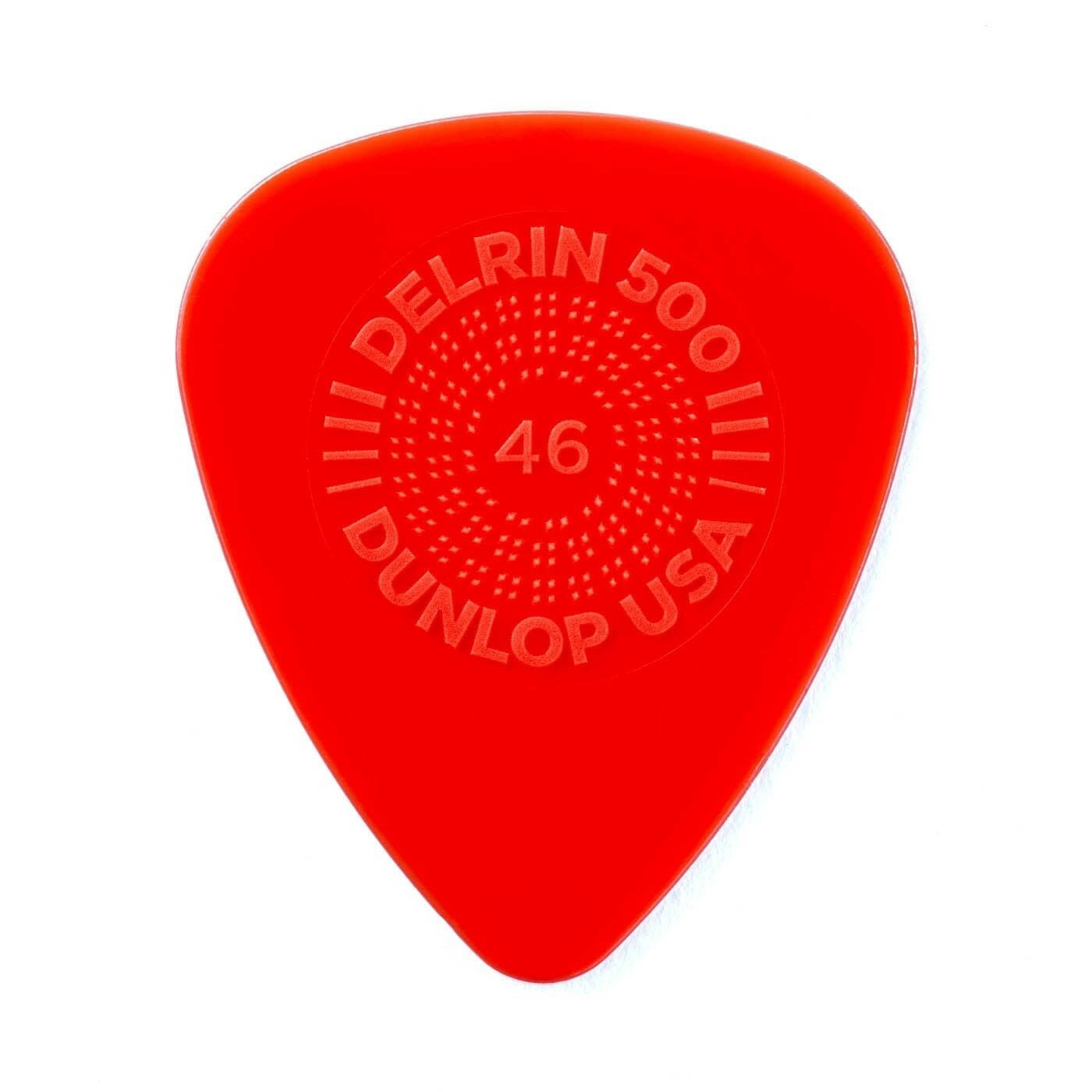 Jim Dunlop Delrin 500 Prime Grip .46mm Guitar Picks (450R.46)