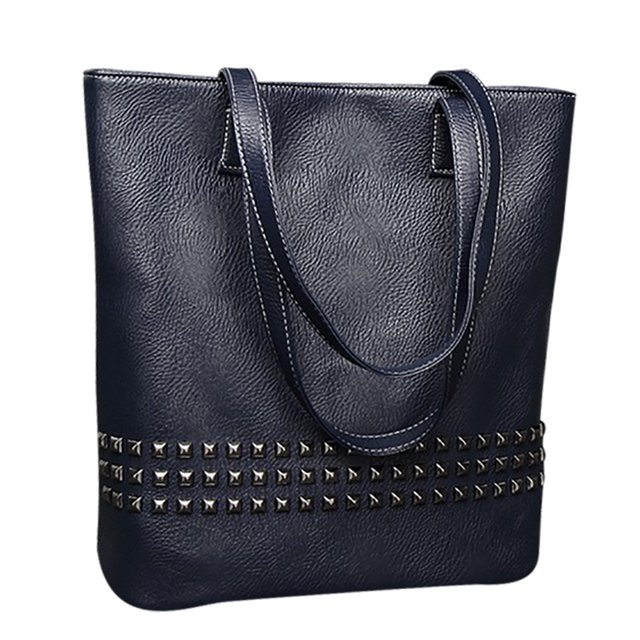 Lady Tote Bag Fashion Creative Rivet All-match Shoulder Handbag Shoulder Tote