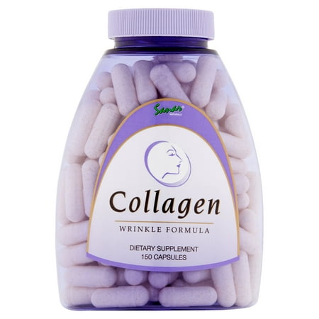 Sanar Naturals Collagen Capsules Type 1, Anti Wrinkle Formula, 150 count - Healthy Hair, Skin and Nails, Colageno Hidrolizado, Anti Arrugas, Gluten Free,
