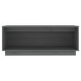 thumbnail image 3 of TV Cabinet Grey 90x35x35 cm Solid Wood Pine, 3 of 9