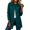 (Fashion 68)Green, variant on Women's Casual Button Down Cardigan Coat with Peter Pan Collar Solid Color Jacket for Fall and Winter Outfit