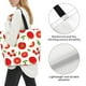 thumbnail image 3 of Fotbe Fresh Red Tomato Bolsa Tote Estética de Lona con Estampado para Mujer - Bolsa Reutilizable de Hombro Casual para Vacaciones, Compras, Trabajo y Gimnasio, 3 of 8