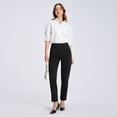 thumbnail image 6 of Women’s Fleece Lined Pants, High Waisted Stretch Casual Pants, Warm Tapered Straight Leg Pants for Fall & Winter, Golf, Hiking, Work & Everyday Wear, 29"/31", 6 of 8
