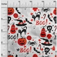 thumbnail image 2 of oneOone Rayon Red Fabric Halloween Diy Clothing Quilting Fabric Print Fabric By Yard 56 Inch Wide, 2 of 4