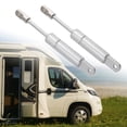 thumbnail image 2 of 2 Pcs 4 Pulgadas 5Ibs/22N Struts de Soporte de Elevación de Tonos Plateados Universales para Ventanas de RV, Camiones, Barcos, Cubiertas de Puertas de Armarios, 2 of 7