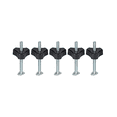 thumbnail image 2 of Kit de 5 Boulons de Rail M8 4 Pouces avec Rondelles Accessoires de Rail pour Menuiserie, 2 of 7