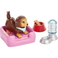 thumbnail image 4 of Barbie Pet Puppy & Accessories Set, 11 Pieces Include Pet Bed, Puppy Can Nod Head & Wag Tail, 4 of 7