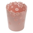 thumbnail image 2 of SUTENGDA Plastic Waste Paper Bins For Office Kitchen Or Bathroom Diameter 19 Cm Trash Can Table Pink, 2 of 4