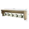 thumbnail image 4 of Cheungs Modern Farm Style 5 Hook Coat Hanger, 4 of 4