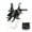 Black, variant on Arashi(Version 2.0) Adjustable Rearsets for YAMAHA MT03 MT25 2015 - 2023 (non-U.S.model) Motorcycle Racing Foot Pegs Footrests Rear Set MT-03 MT-25 Black 2016 2017 2018 2019 2020