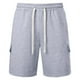 thumbnail image 5 of Pantalones Casuales de Moda de Ocio de Color Sólido Múltiples Bolsillos Dibujan Cuerda Cinco Cuartos, Mezcla de Algodón de Poliéster, 5 of 8