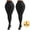2 Pack Black, variant on Semi-Opaque Tights for Women Tummy Light Compression Tights Control Top Pantyhose