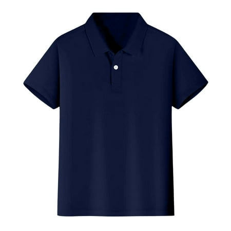 

Kids Boys Girls Short Sleeve Shirt Button Closure Comfortable Soft Fabric Size 10-12 Y