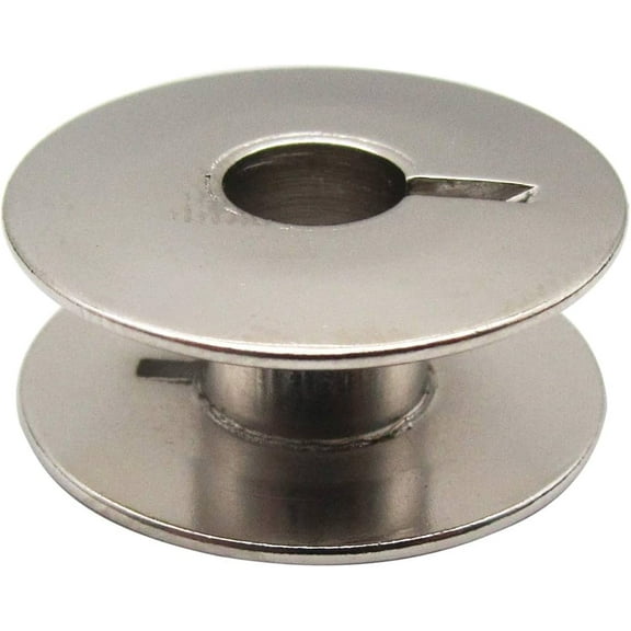 Teamwork BOBBIN BOX WITH 25 "L" STYLE STEEL BOBBINS - JANOME BROTHER JUKI SINGER PFAFF