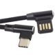 thumbnail image 4 of Cable de datos USB-C 3.1 Tipo-C a USB 2.0 en ángulo de 90 grados (izquierda/derecha) con funda para tableta y teléfono (15 cm), 4 of 6